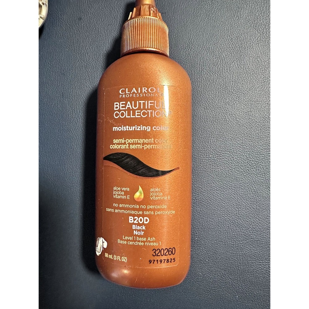 Clairol Professional Beautiful Collection B20D Black Noir Semi-Permanent Color
